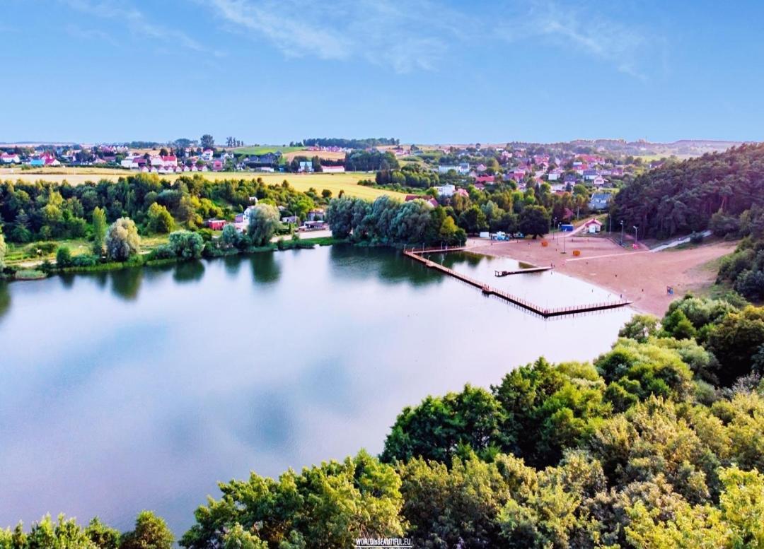 Swierkowisko Cisza Las Plaza Blisko Ostroda Bagian luar foto
