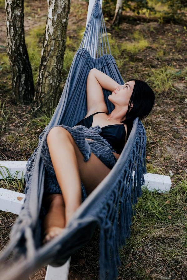 Swierkowisko Cisza Las Plaza Blisko Ostroda Bagian luar foto